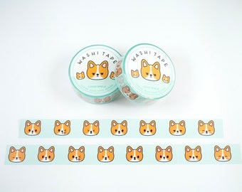 Corgi Emoji Washi Tape
