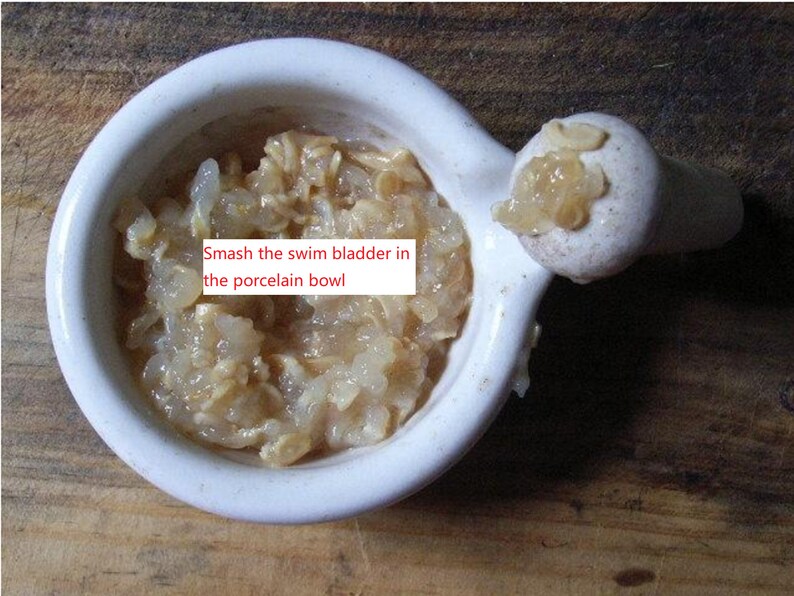 Fish bladder compound glue/Dried croaker bladder for making 画像 6