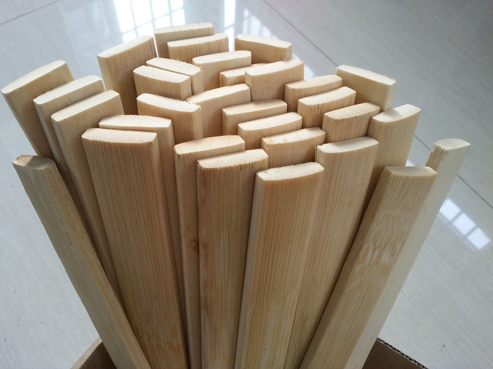 64.9/165cm premium Nan Bamboo Strips Varied Wide for DIY Etsy