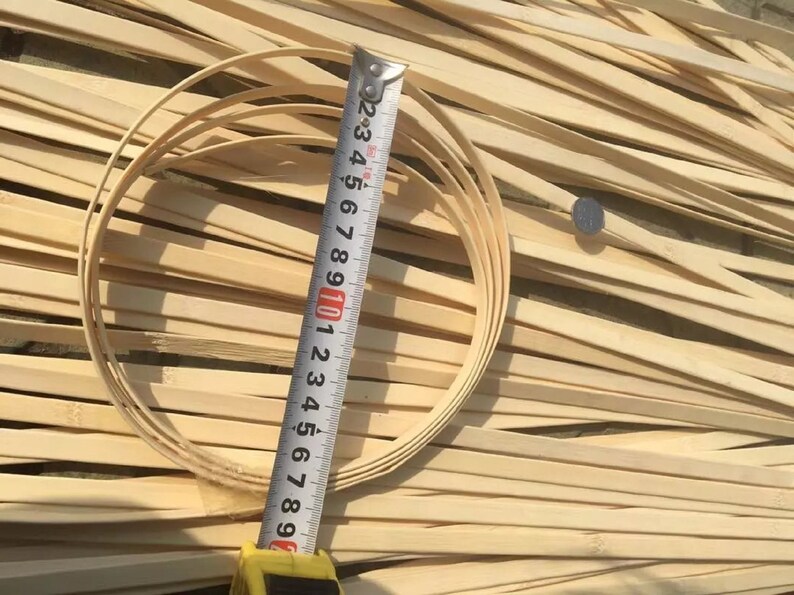 Varied size bamboo strips for making bamboo weaving Etsy