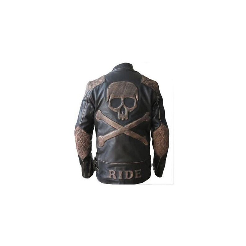 RIDE OR DIE BIKER SKULL BIKE COW MOTORCYCLE RIDER Mens Black Sweatshirt