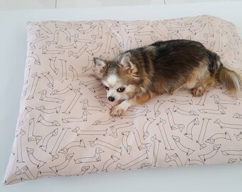 Dog bed cover, Dog bed, Dachshund bed, Pet bed.