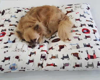 Dog bed cover, Dog Pillow bed, Dog beds.