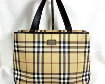 BURBERRY ビンテージ ビジネスバッグ ストライプ BURBERRY - 【廃番】バーバリー ビジネスバッグ メンズ レディース