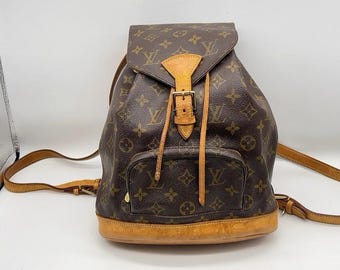 BUYIT03 LOUIS VUITTON MONTSOURIS MM BACKPACK BAG MONOGRAM M51136 SP0997 LOUIS VUITTON Monogram Montsouris MM Backpack M51136 LV Auth  main image 4
