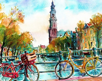 Bikes on the bridge