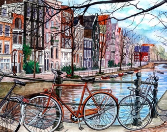 Bikes on the Canal