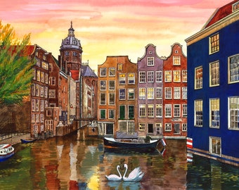 Two Swans in De Wallen
