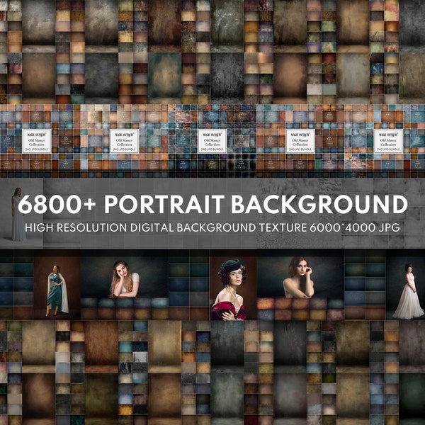 6800+ Fine Art Texture & Background Bundle, digitaler Hintergrund für Fotografie, Studiohintergrund, Porträthintergrund, digitaler Hintergrundbundle