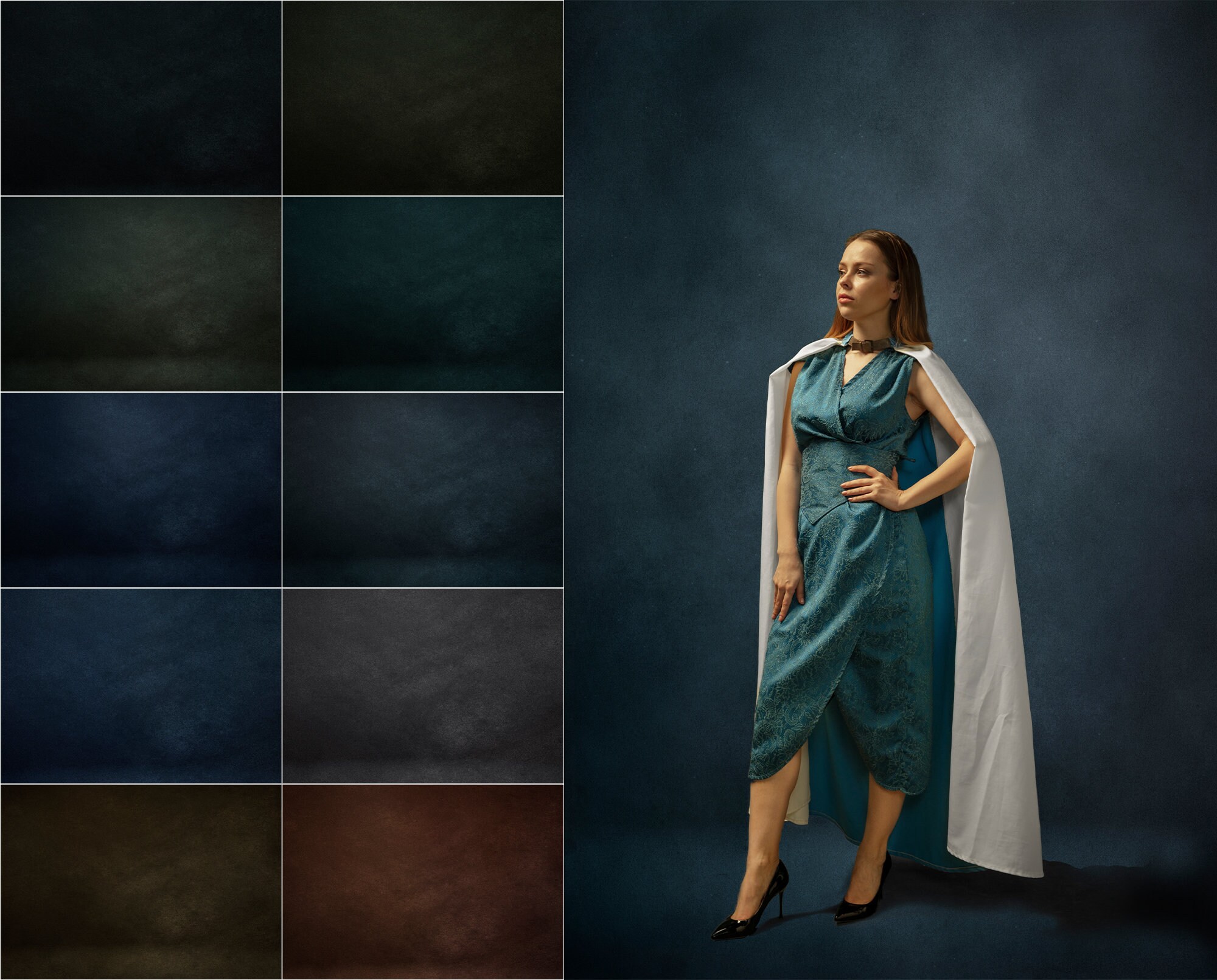 30 Portrait Background, Studio Portrait Background, Digital Backdrops ...