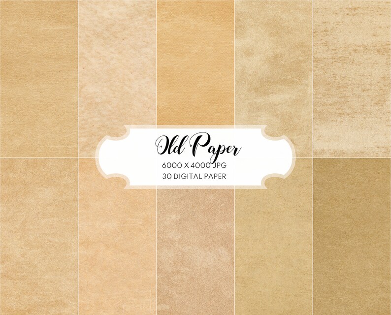 30 Old Paper Textures Kraft Paper Backdrop Parchment Paper Etsy