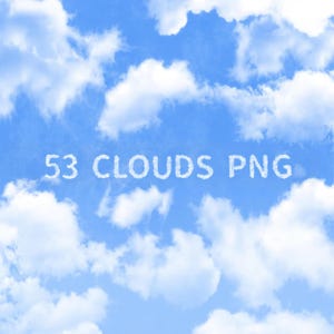 Superposition de vrais nuages, superpositions de photos du ciel, superposition de nuages photoshop téléchargement numérique PNG