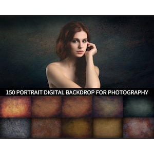 150 portrait Digital Backdrop for Photography Muslin Backdrop Metal background grunge background Portrait Studio | Portrait Texture
