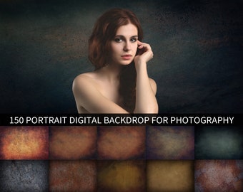 150 portrait Digital Backdrop for Photography Muslin Backdrop Metal background grunge background Portrait Studio | Portrait Texture
