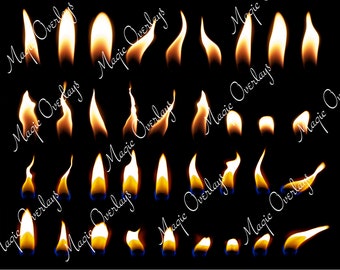 candle flame overlay：candle flame light photoshop overlays,Halloween and Christmas magic flame overlays for Photoshop, Instant download PNG