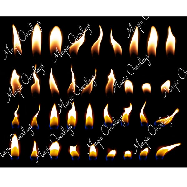 Superposition de flamme de bougie, superpositions de flammes lumineuses pour photoshop, superpositions de flammes magiques d'Halloween et de Noël pour Photoshop, téléchargement immédiat PNG