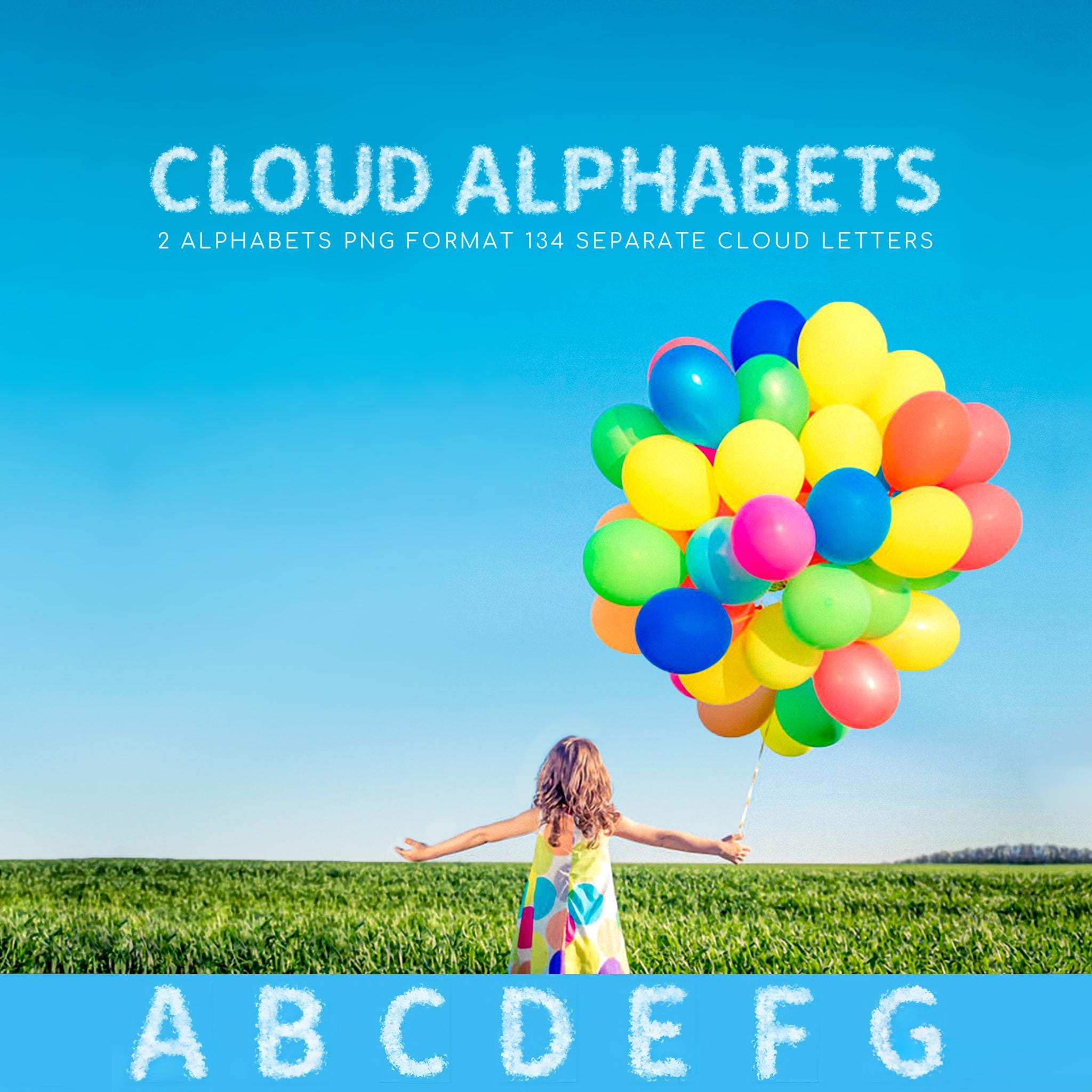 134 Cloud Letters Overlays, Sky Overlays, Wedding Overlays，clouds ...