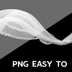 80 wedding veil overlays, wedding dress overlays, Flying fabric overlay Photoshop Overlay, Create great wedding photos digital download png image 5