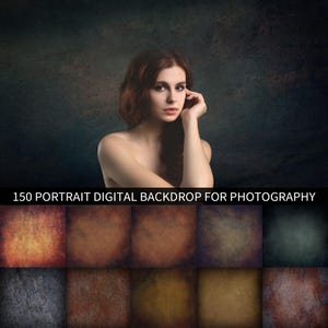150 portrait Digital Backdrop for Photography Muslin Backdrop Metal background grunge background Portrait Studio | Portrait Texture