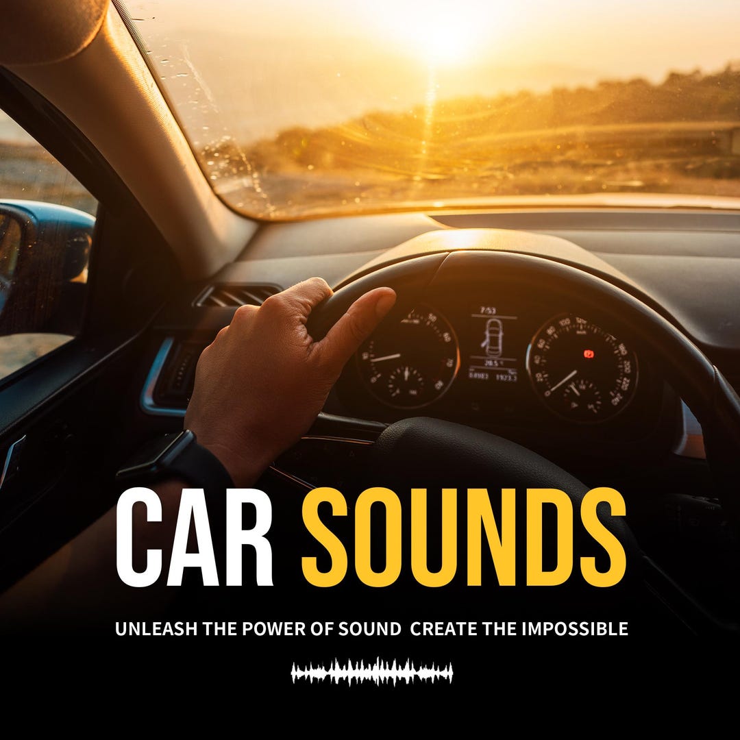 60 Car Sound Effects Pack – Perfect for Engines, Acceleration & Car ...