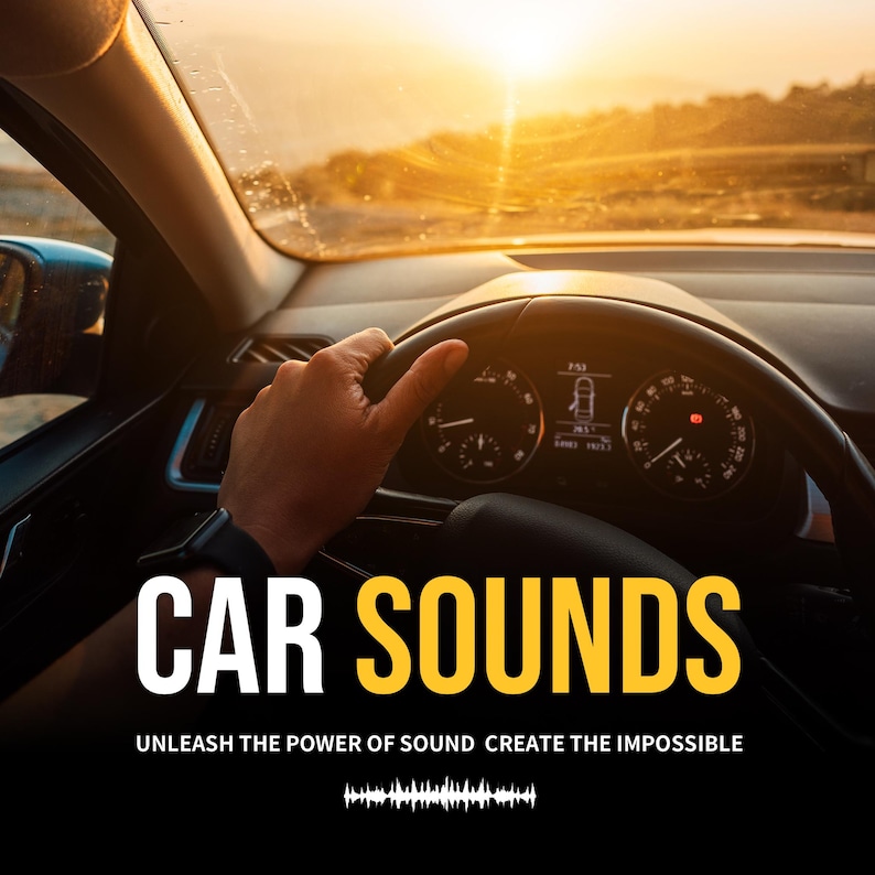 60 Car Sound Effects Pack – Perfect for Engines, Acceleration & Car ...
