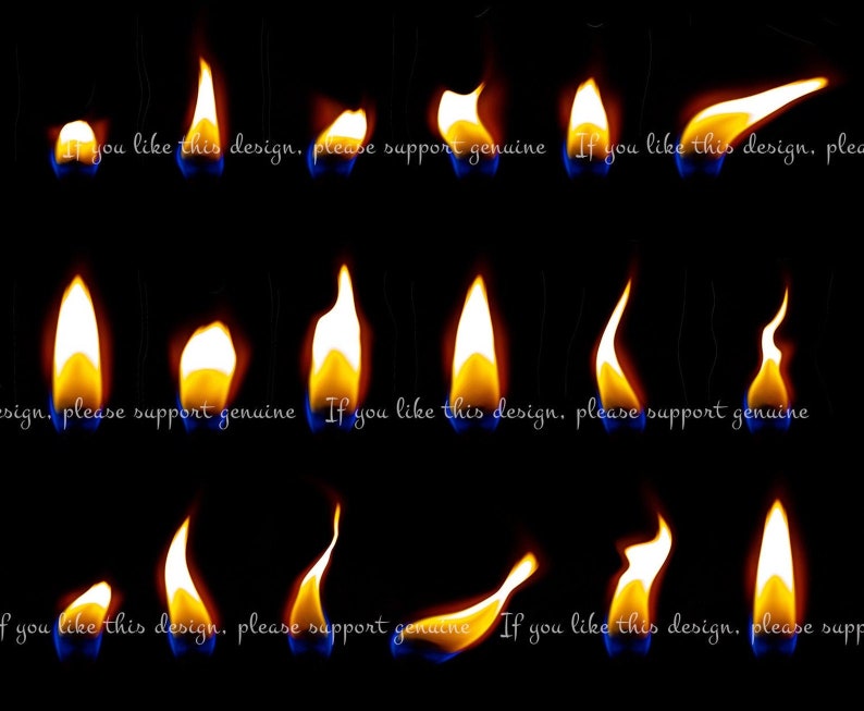 Candle Flame Overlaycandle Flame Light Etsy