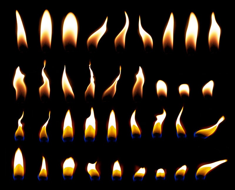 Candle flame overlaycandle flame light Etsy