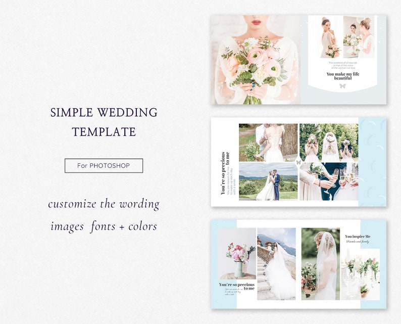 Download Wedding album templates baby newborn Photoshop mockup 8x8 ...