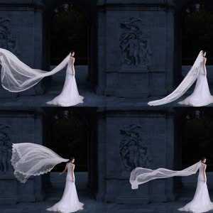 80 wedding veil overlays, wedding dress overlays, Flying fabric overlay Photoshop Overlay, Create great wedding photos digital download png image 2