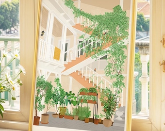 botanical Tuscany poster in A3 and A4
