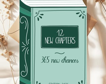 Encouraging New Year's card 12 new chapters