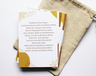 Mindfulness Cards 30 Days of Mindfulness with Mindfulness Exercises