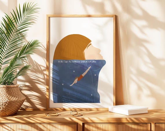 Kunstdruck Selbstfindung A3 undA4