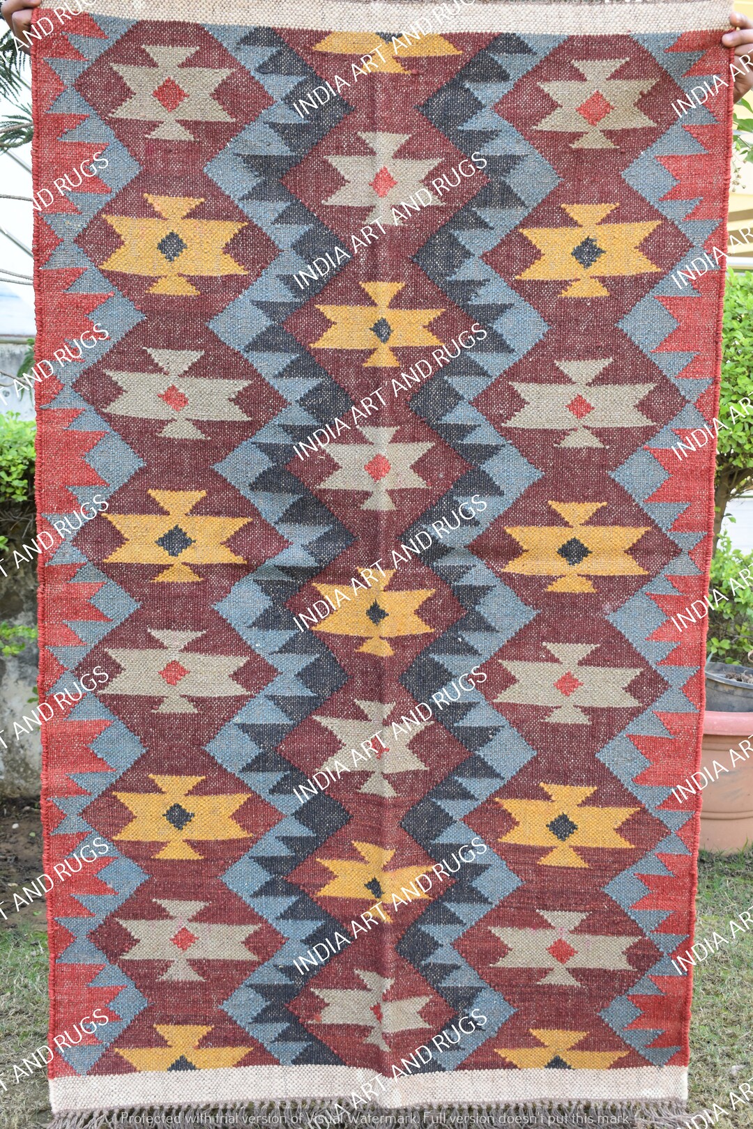 Aztec Rug Original Handmade Navajo Kilim Rug Aztec Rug Accent Rug Outdoor Rug - Etsy