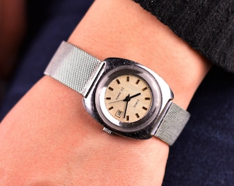 Womens Uhr - kleine alte Uhr für Frauen Zaria - 70er Jahre Vintage Damen Armbanduhr - Unisex Uhr - Schwester Geschenk - Frauen Geschenk - Frau Geschenk