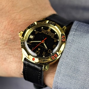 Vieille montre militaire russe, montre-bracelet militaire rétro Vostok, montre mécanique des années 90, montre-bracelet moderne du milieu du siècle pour hommes, montres vintage pour hommes