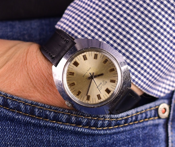 Mens silver dress watch cheap