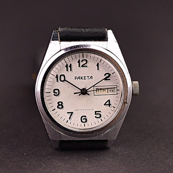 Arabic Numerals Vintage Watch - Retro Mechanical … - image 3
