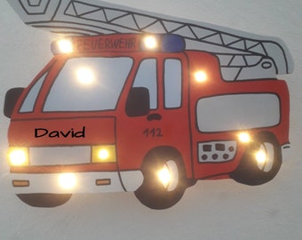 Disney Cars Autos Kinderlampe Red Feuerwehr Nachttischlampe Kinder Kinderzimmer Beleuchtung