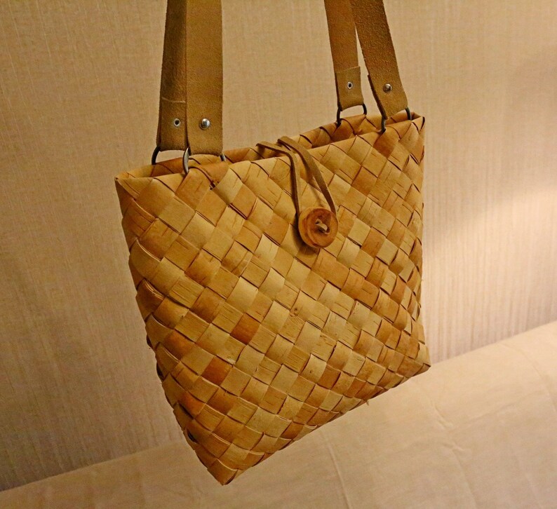10 small baskets of birch bark and 1 big bag! Set