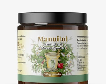 Natural Parkinson's Treatment | Mannitol 300 gr Powder | Kosher