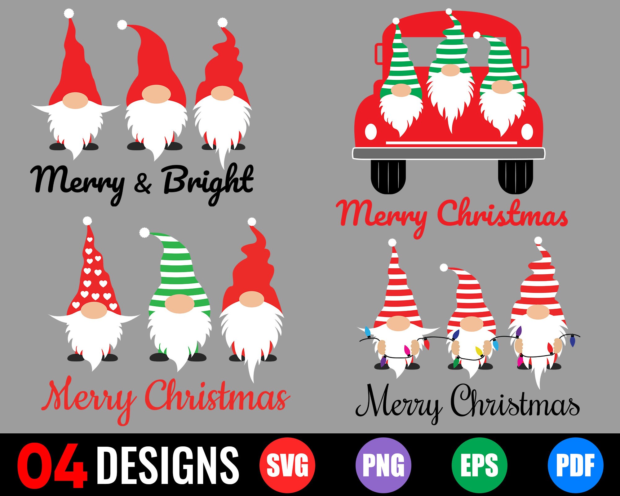 Download Gnome Svg Christmas Gnome Svg Merry Christmas Svg Merry Etsy
