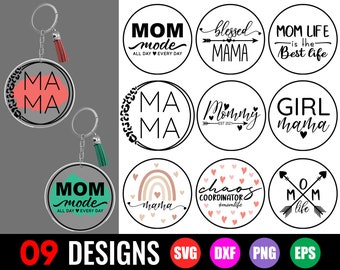 DIY Acrylic Keychains with your Cricut  Free SVG Templates – Daydream Into  Reality