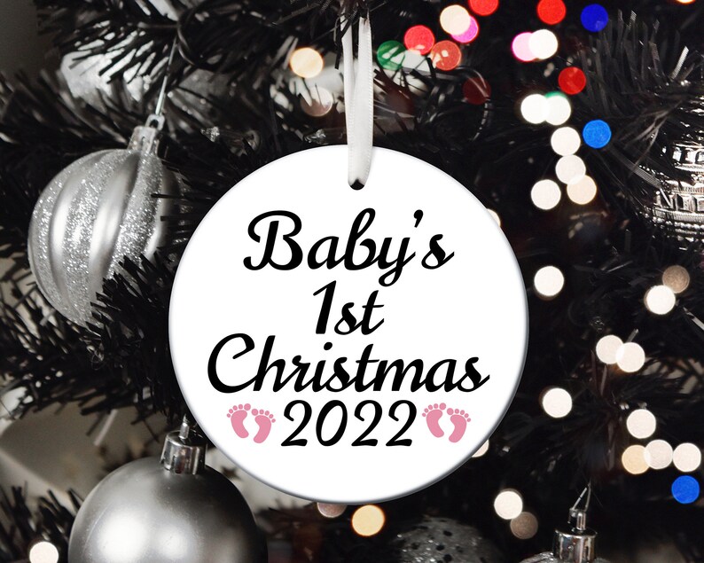 Babys First Christmas 2022 Baby's First Christmas 2022 SVG Baby's 1st Christmas Etsy