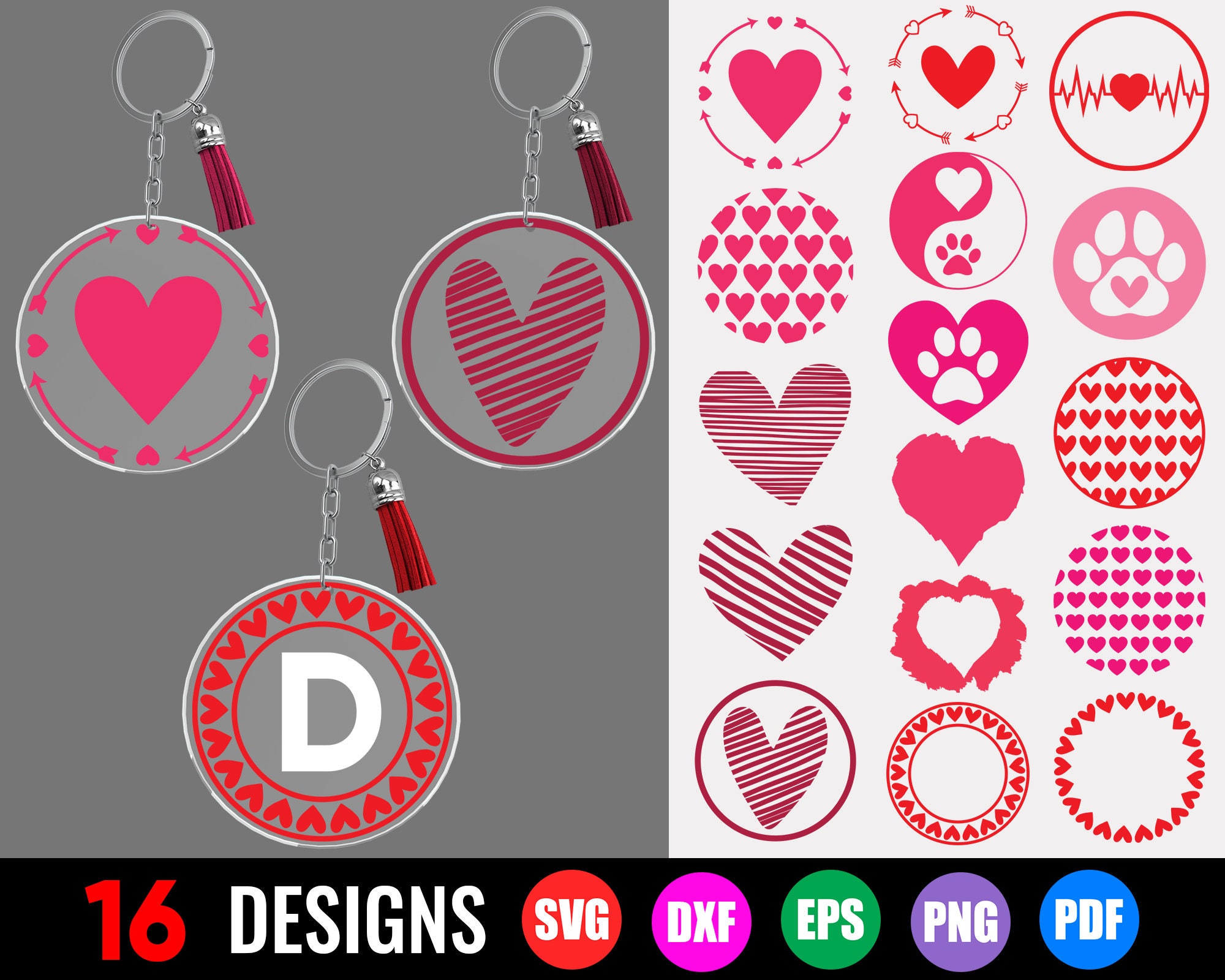 Keychain Clipart Transparent PNG Hd, Love Heart Keychain, Love, Keychain,  Heart PNG Image For Free Download