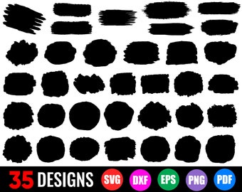 Paint Brush Stroke SVG Bundle, Paint Brush SVG, Paint Stroke SVG, Brush Stroke Clipart, Brush Stroke Vector, Brush Stroke png, Brush svg