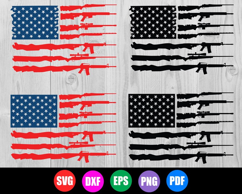 Free Free American Flag Gun Svg 770 SVG PNG EPS DXF File