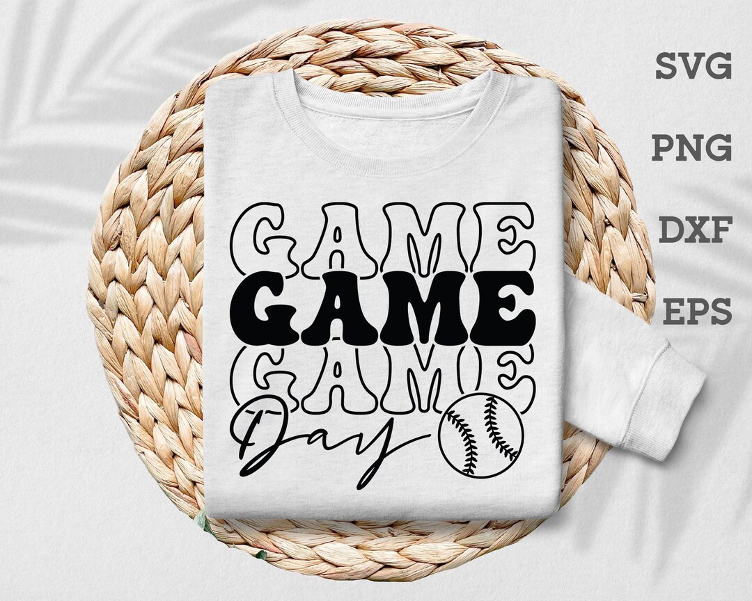 Game Day SVG Game Day Baseball SVG, Game Day PNG, Softball Svg, Game