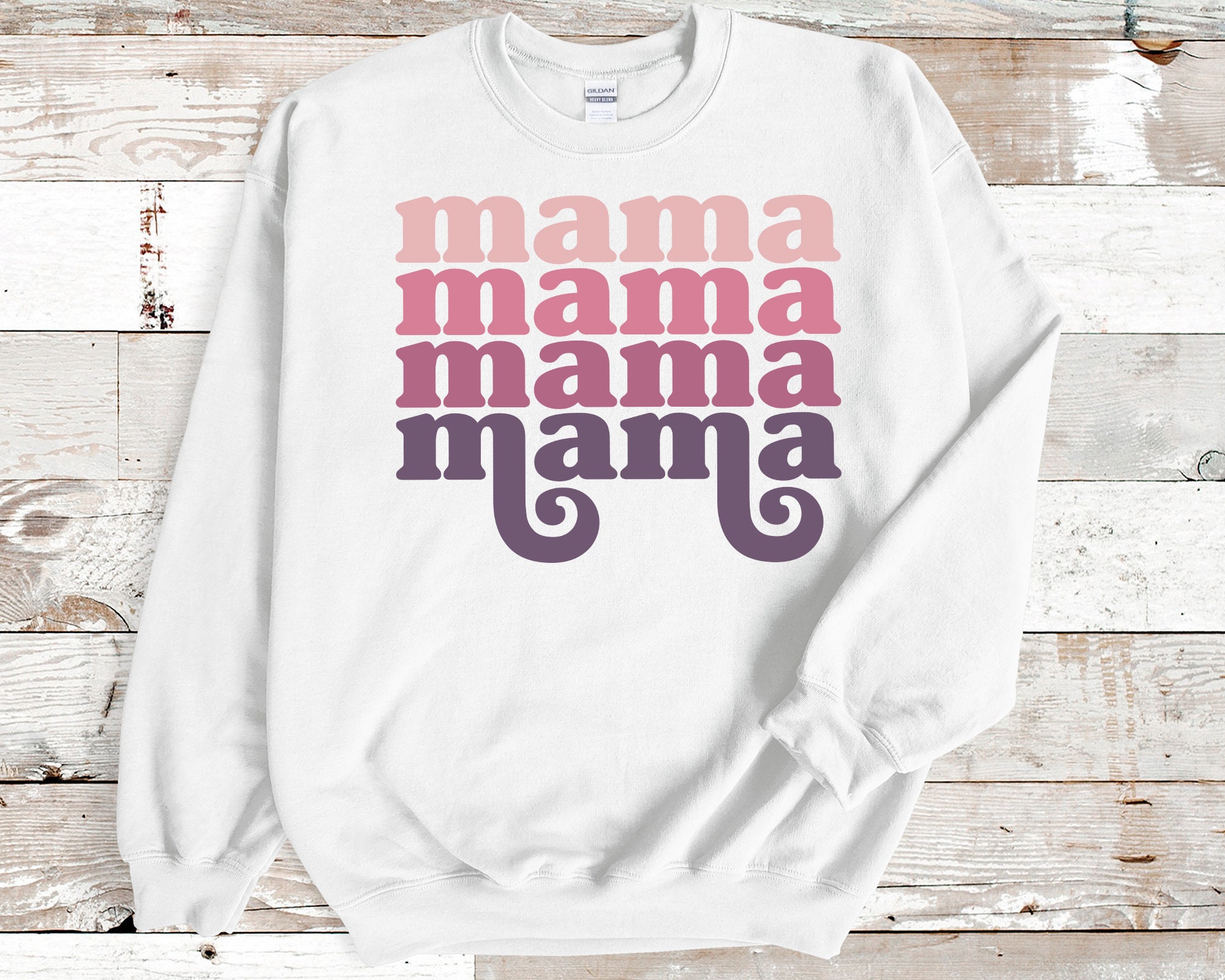 Retro Mama SVG Bundle Stacked Mama SVG Boho Mom Shirt - Etsy