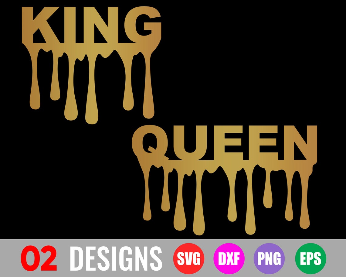 Queen Dripping Svg King Dripping Svg Afro Svg African American | Images ...